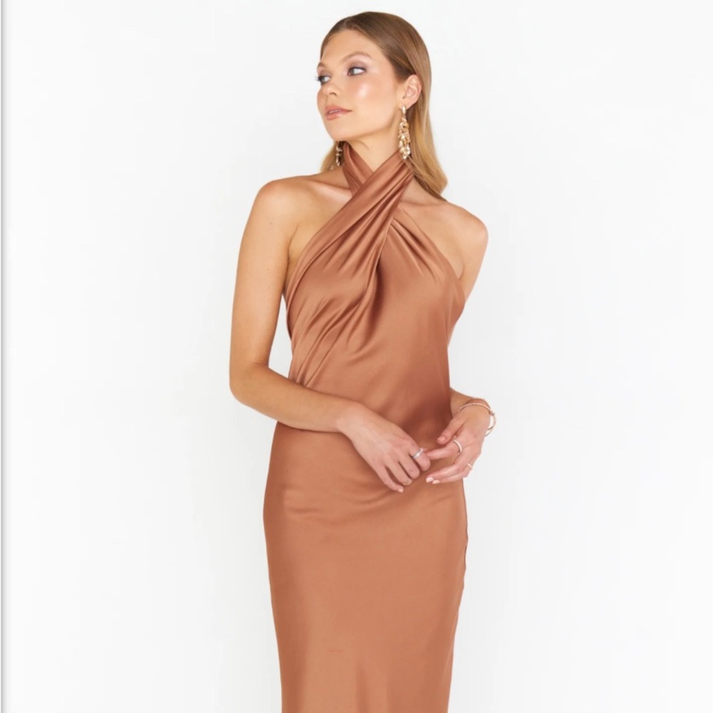 SMYMM Jasmine Halter Maxi Dress